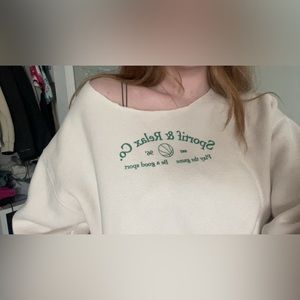 Princess polly off the shoulder sweatshirt